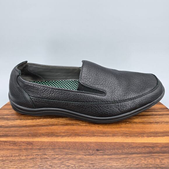 SAS Weekender Shoes Men's 13 Wide Black Leather Slip On Casual Comfort Loafers - Picture 1 of 7